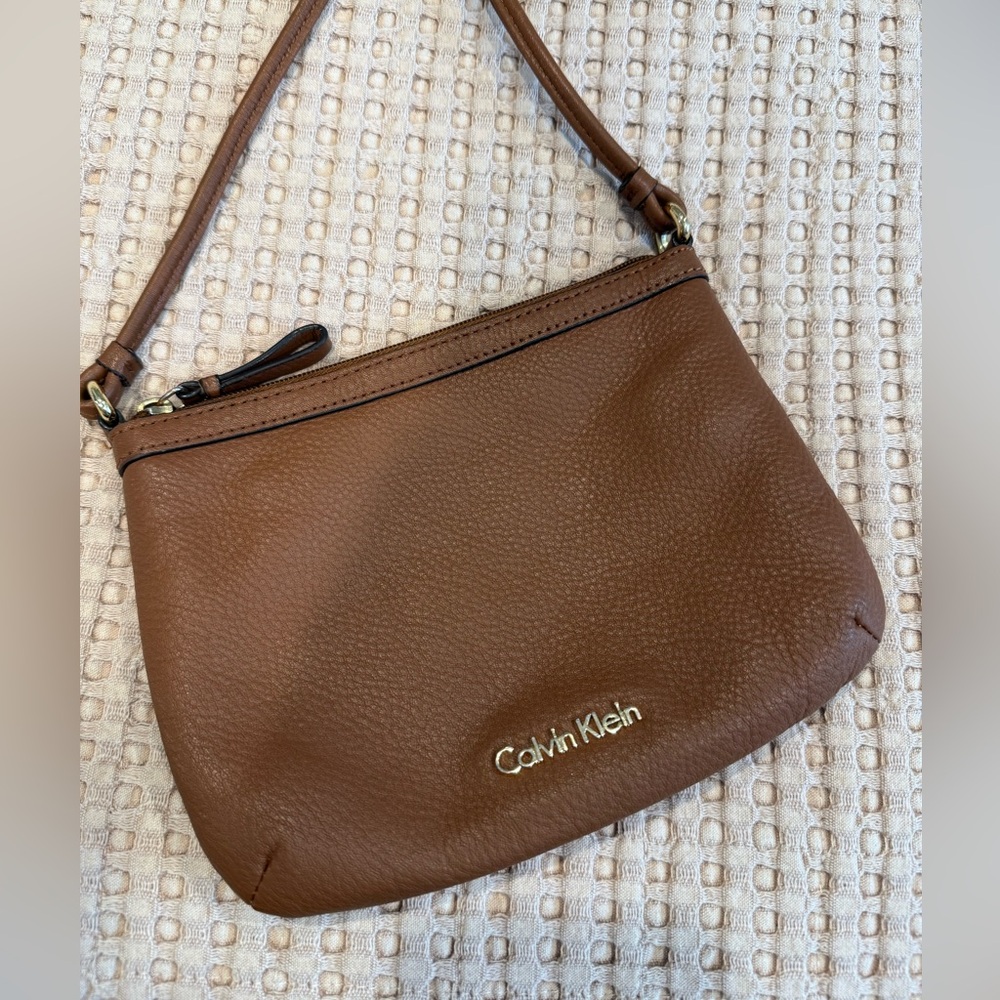 Calvin Klein Tan Crossbody Bag - Picture 2 of 8
